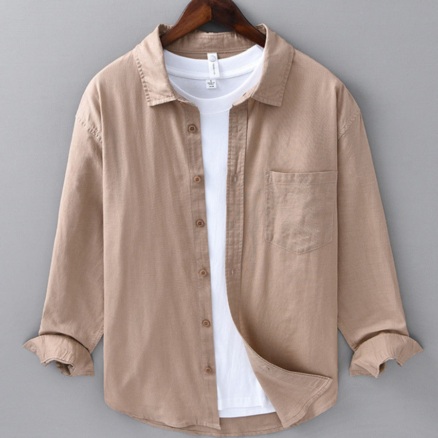 Shoreline Linen Button-Down - Shirt CAAYWORLD MEN