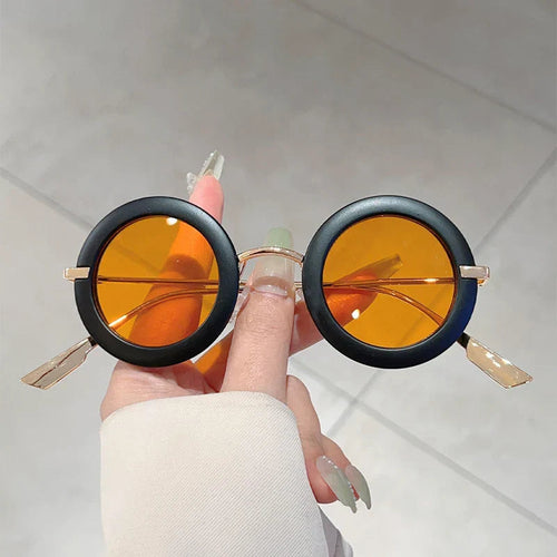 Slim Metal Round Frame - Sunglasses CAAYWORLD