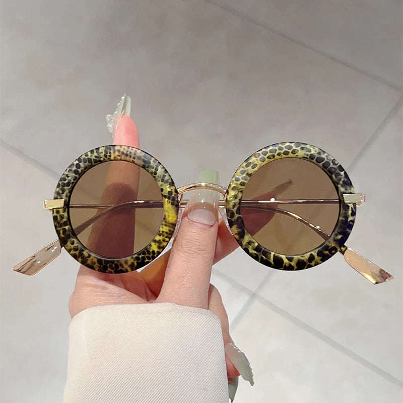Slim Metal Round Frame - Sunglasses CAAYWORLD