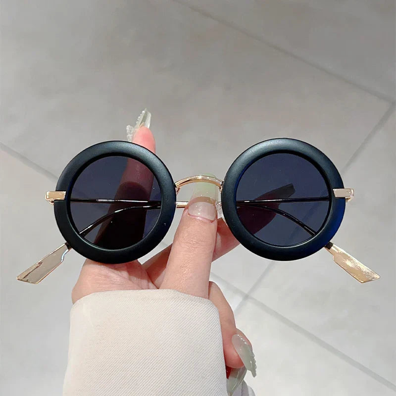 Slim Metal Round Frame - Sunglasses CAAYWORLD