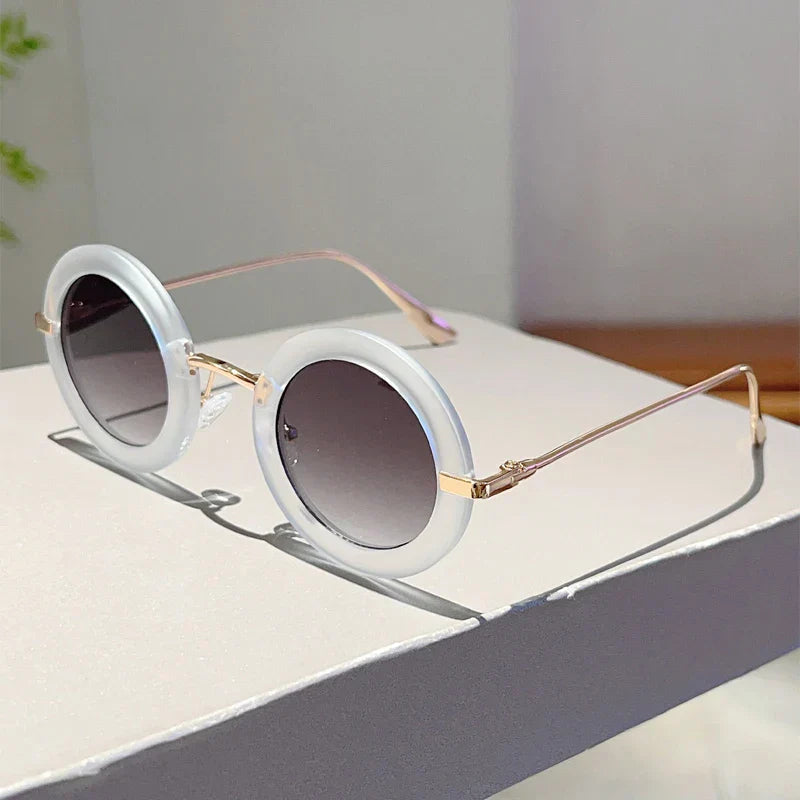 Slim Metal Round Frame - Sunglasses CAAYWORLD