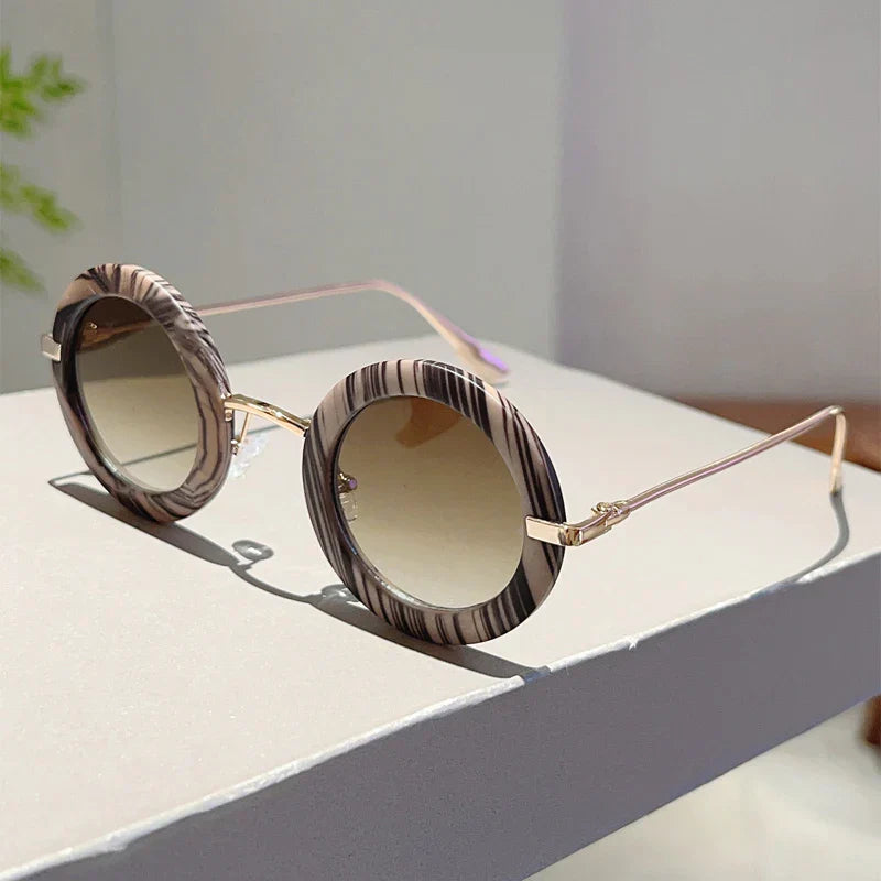 Slim Metal Round Frame - Sunglasses CAAYWORLD