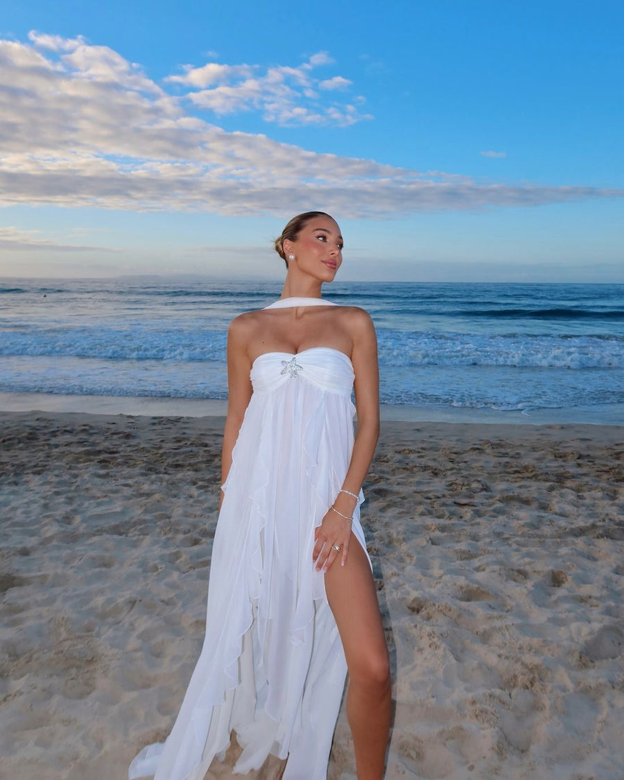 Avia™ | Romantic Ruffle Maxi Dress