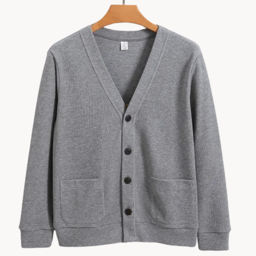 Soft Cotton Knit - Cardigan CAAYWORLD MEN