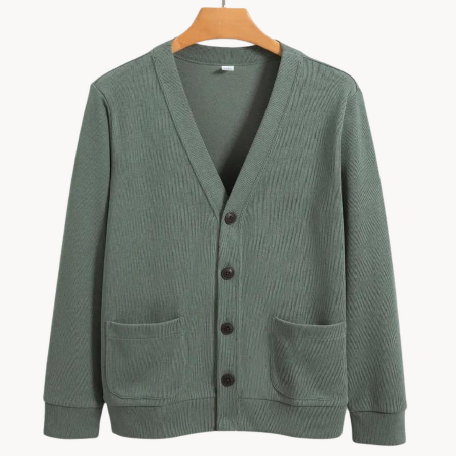 Soft Cotton Knit - Cardigan CAAYWORLD MEN