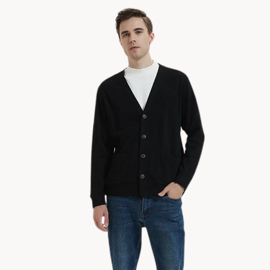 Soft Cotton Knit - Cardigan CAAYWORLD MEN