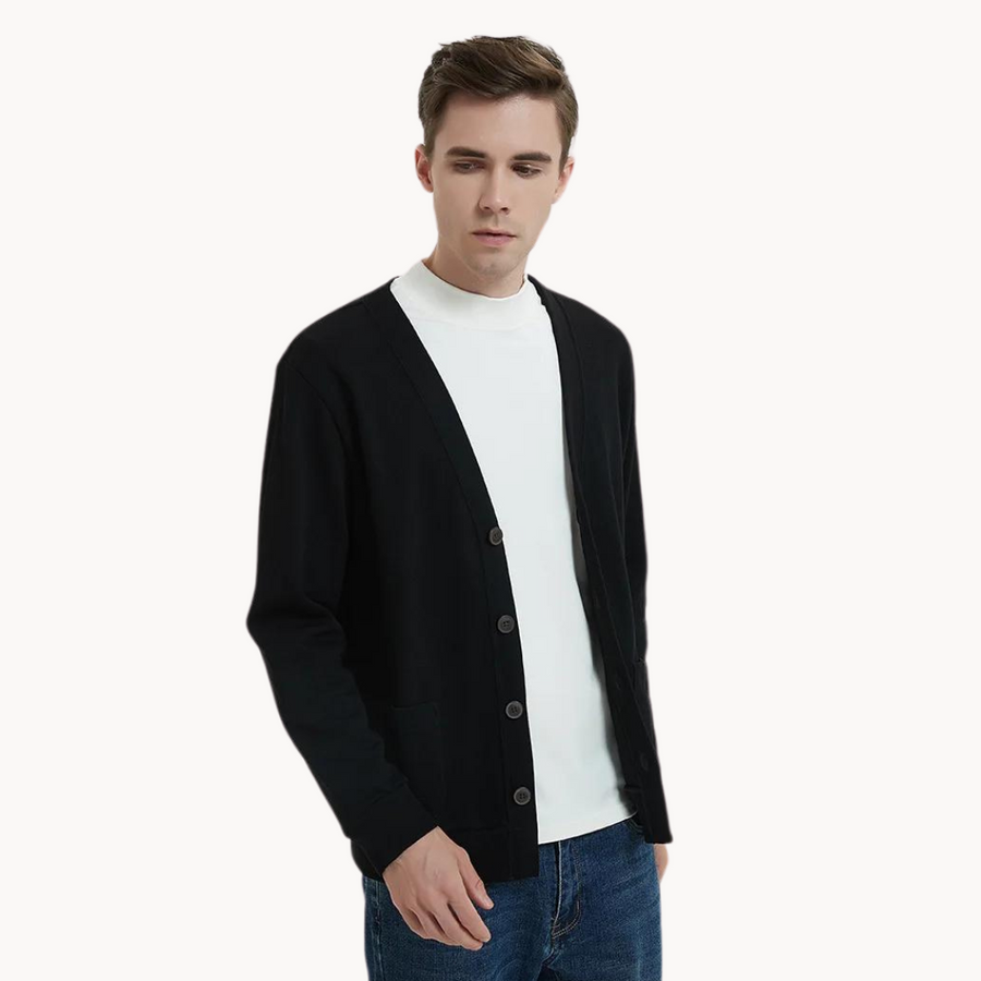 Soft Cotton Knit - Cardigan CAAYWORLD MEN