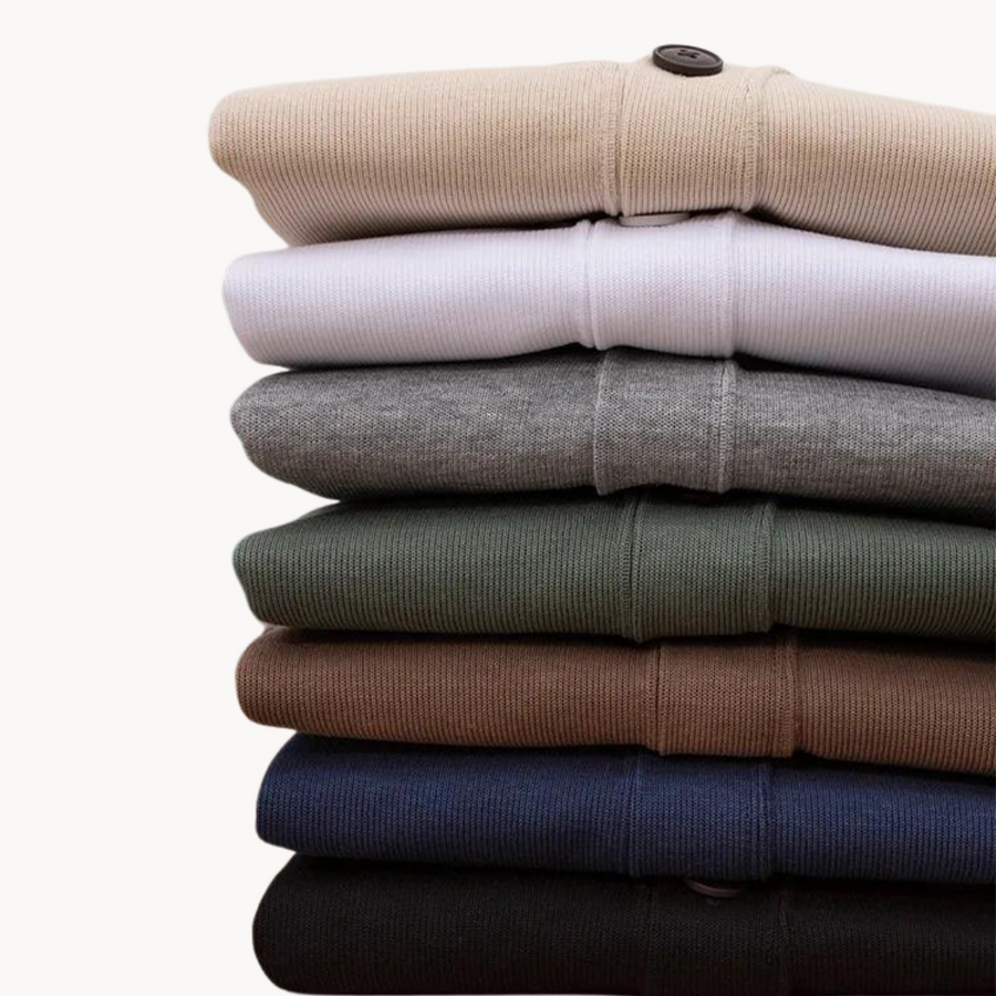 Soft Cotton Knit - Cardigan CAAYWORLD MEN
