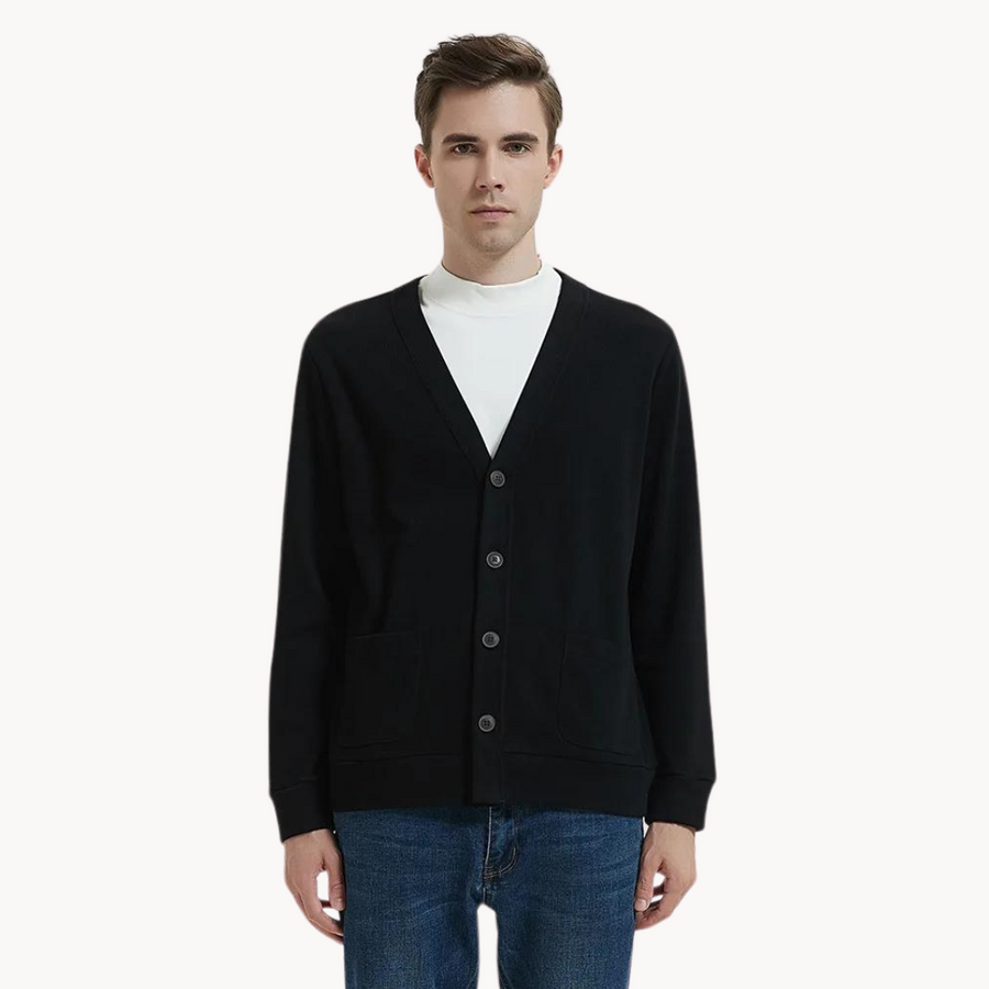 Soft Cotton Knit - Cardigan CAAYWORLD MEN