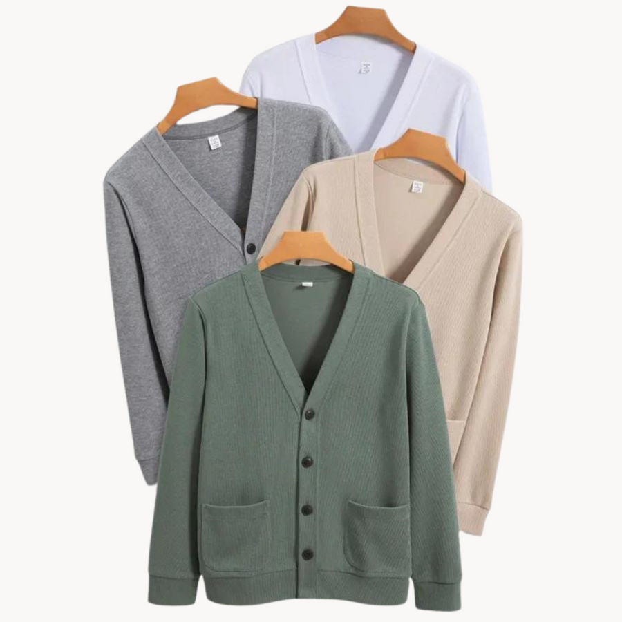 Soft Cotton Knit - Cardigan CAAYWORLD MEN
