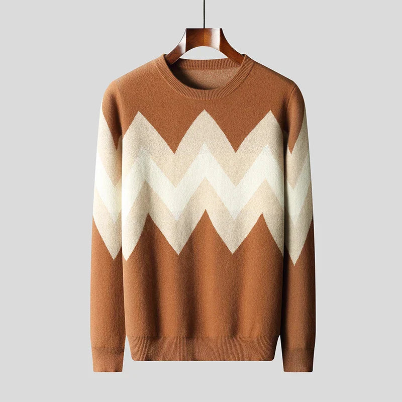 Solano Geometric Knit - Sweater CAAYWORLD
