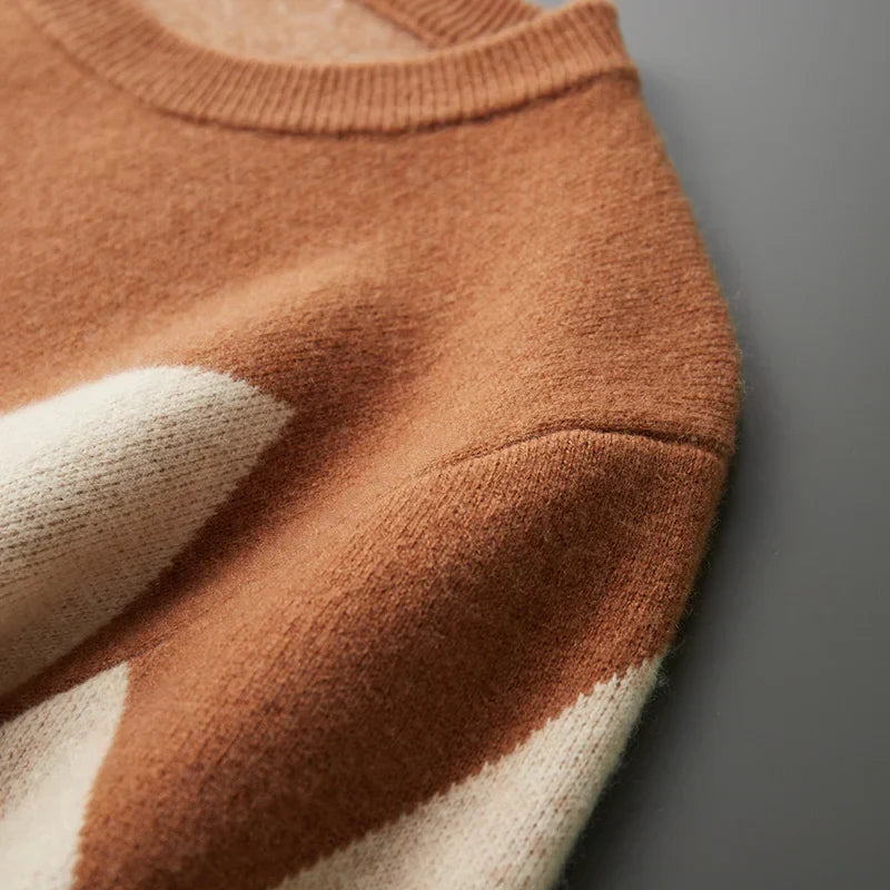 Solano Geometric Knit - Sweater CAAYWORLD