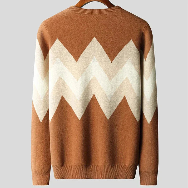Solano Geometric Knit - Sweater CAAYWORLD