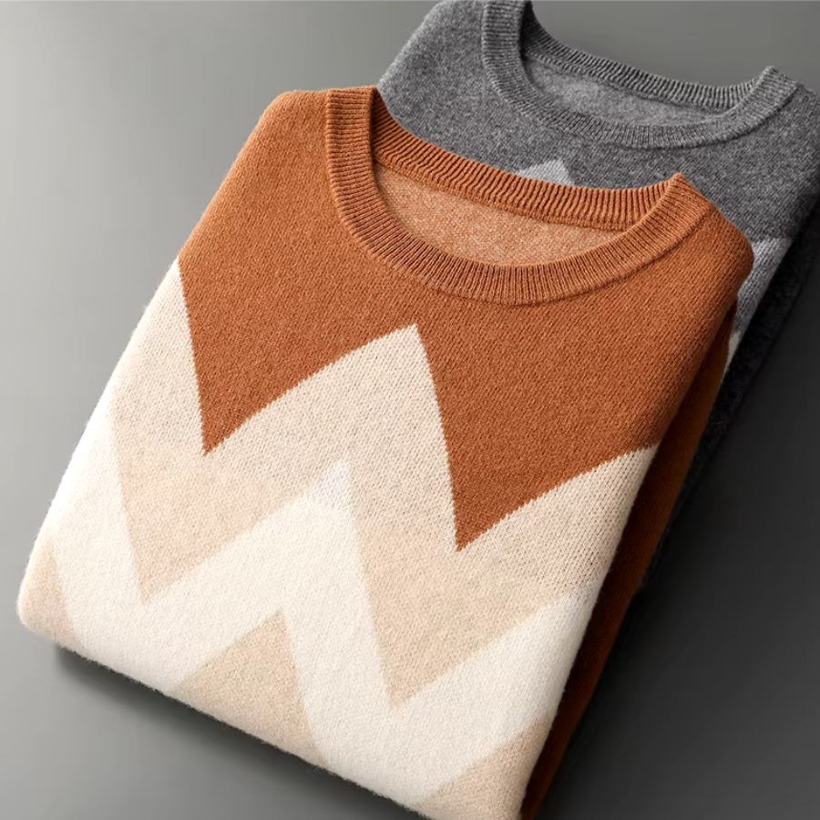 Solano Geometric Knit - Sweater CAAYWORLD