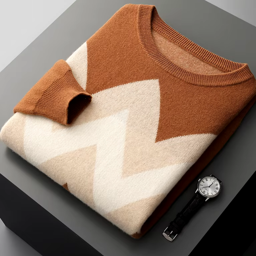 Solano Geometric Knit - Sweater CAAYWORLD