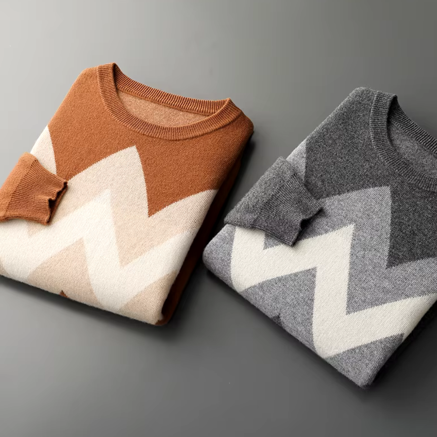 Solano Geometric Knit - Sweater CAAYWORLD