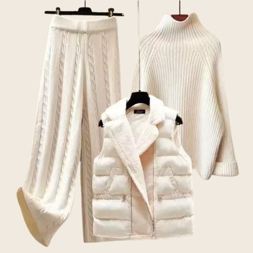 Solara Ribbed Knit Lounge - Two-Piece Set CAAYWORLD