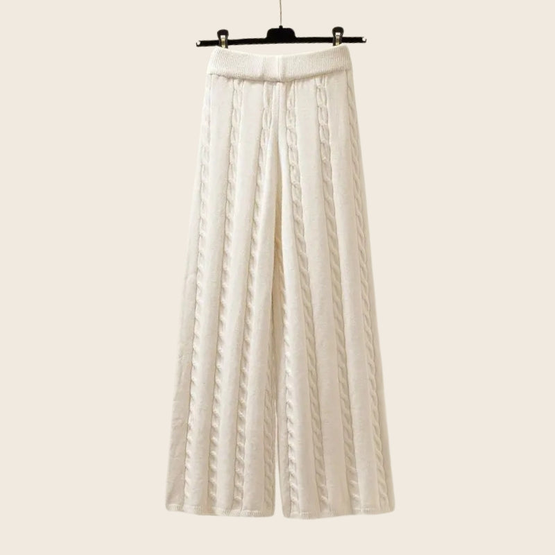 Solara Ribbed Knit Lounge - Two-Piece Set CAAYWORLD