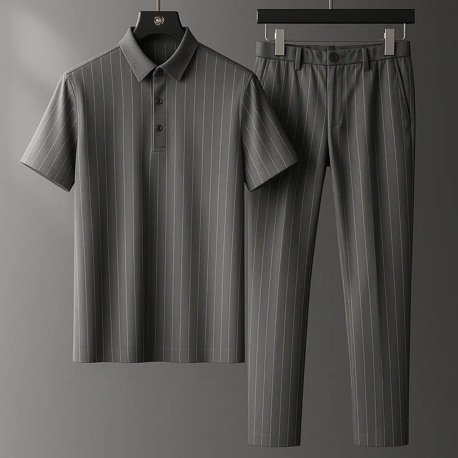 Solari Tailored Polo - Two-Piece Set CAAYWORLD