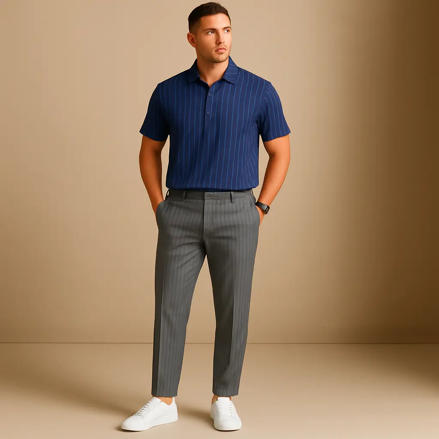 Solari Tailored Polo - Two-Piece Set CAAYWORLD