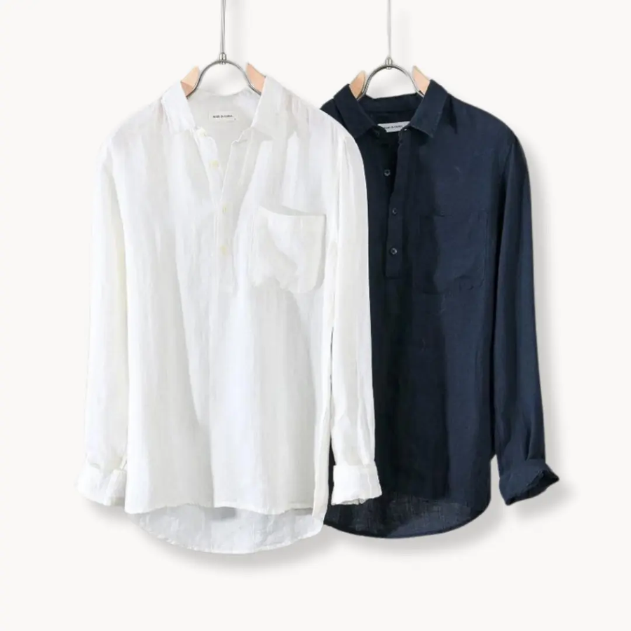 Sorrento Linen Popover - Top CAAYWORLD