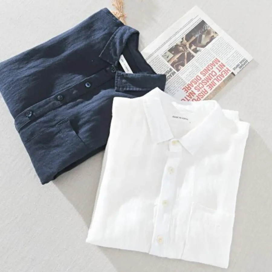 Sorrento Linen Popover - Top CAAYWORLD