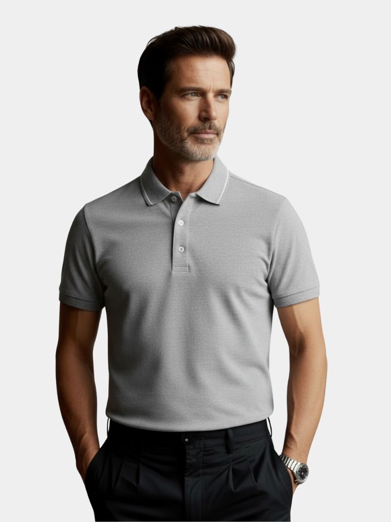 Steel Grey Polo – CAAYWORLD CAAYWORLD