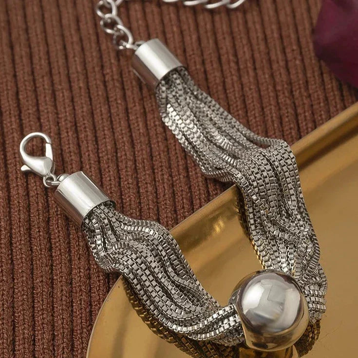Sterling Silver Moon Drop Pendant - Necklace CAAYWORLD
