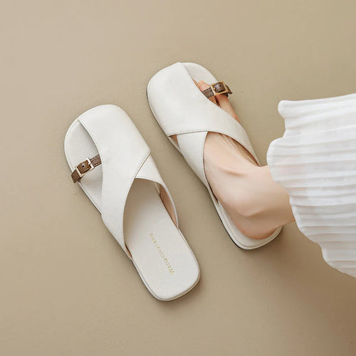 Strappy Leather - Sandals CAAYWORLD WOMEN