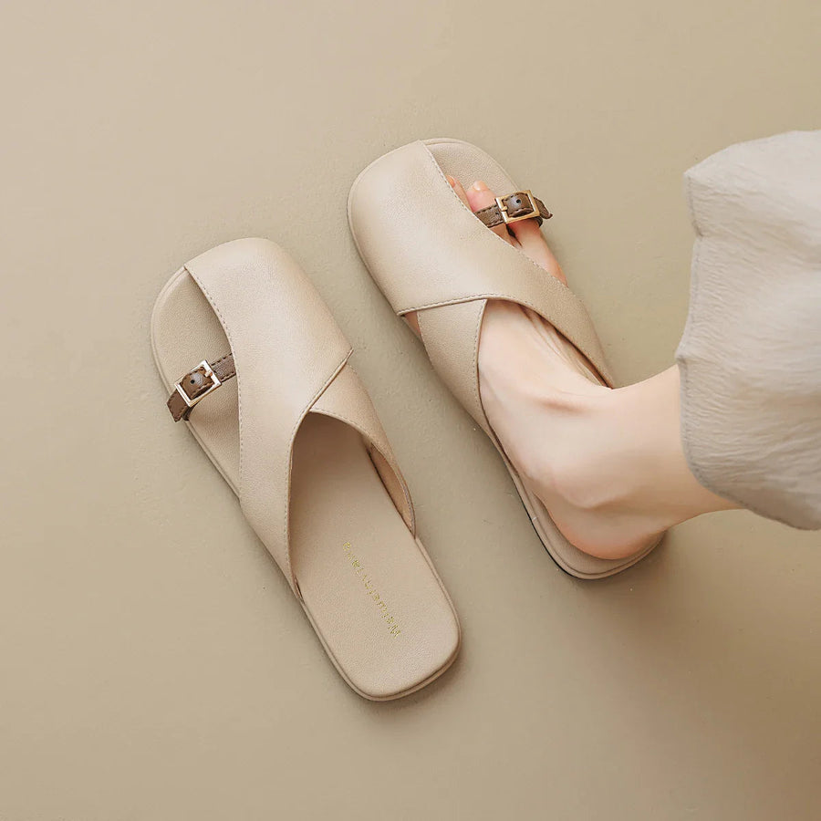 Strappy Leather - Sandals CAAYWORLD WOMEN