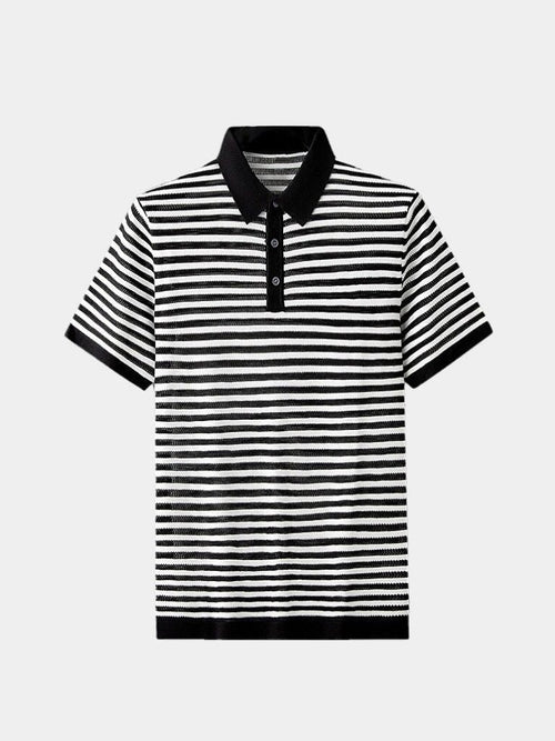 Stripe Class Polo - CAAYWORLD CAAYWORLD