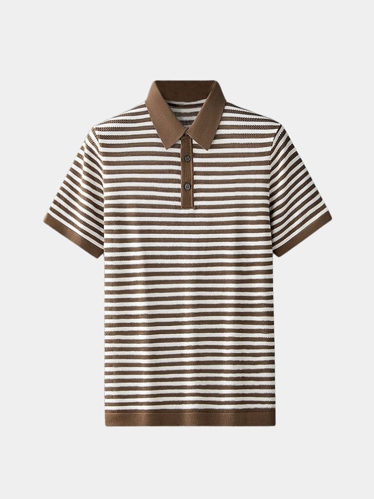 Stripe Class Polo - CAAYWORLD CAAYWORLD