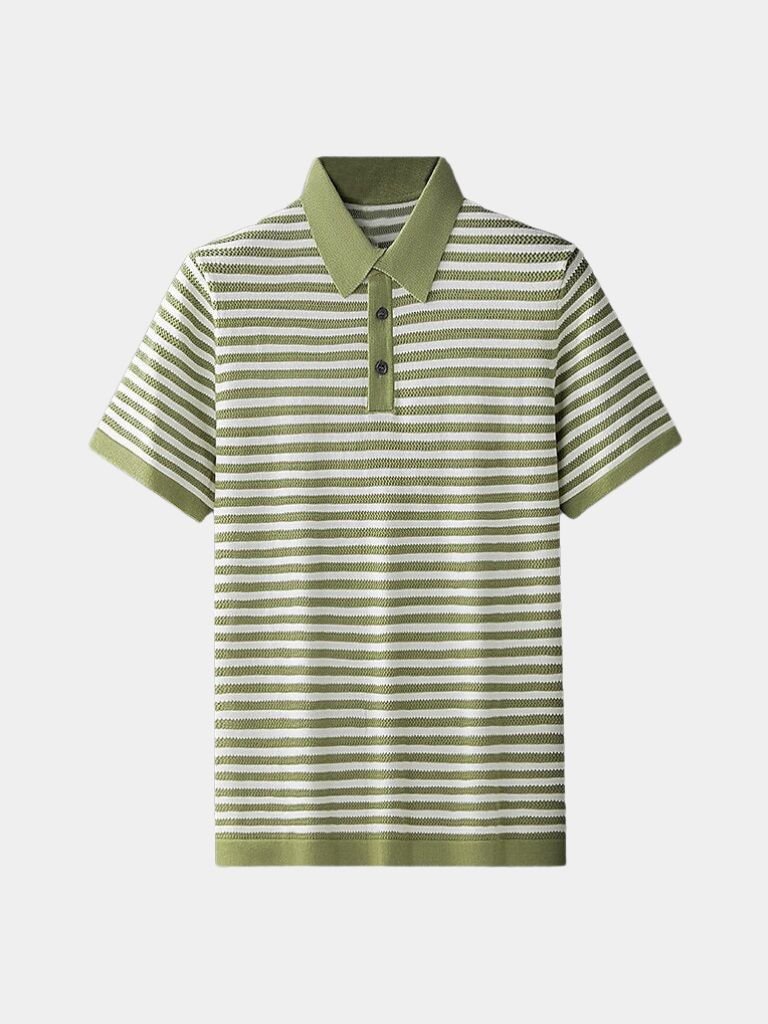 Stripe Class Polo - CAAYWORLD CAAYWORLD