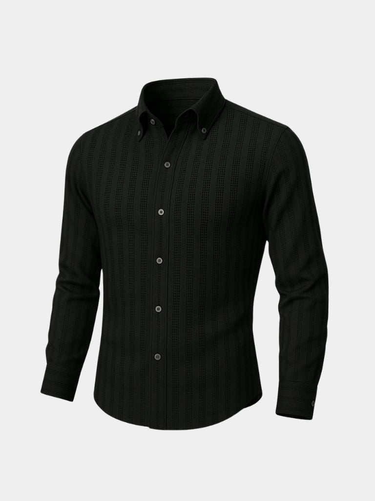 Striped Button Down Seersucker Shirt - CAAYWORLD CAAYWORLD