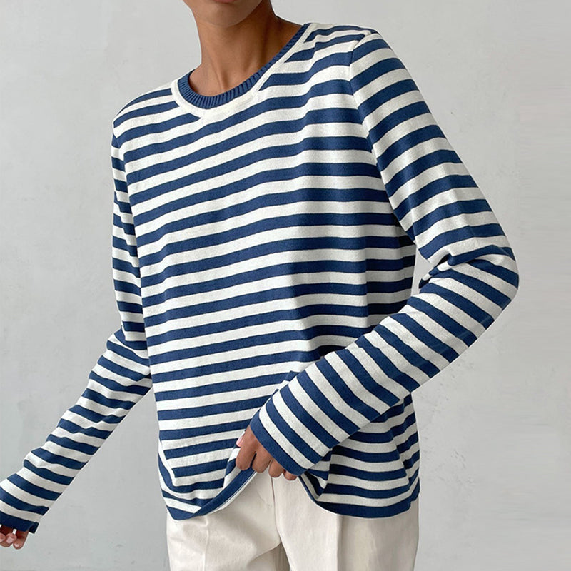 Striped Cotton Button-Down - Shirt CAAYWORLD
