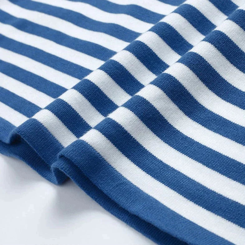 Striped Cotton Button-Down - Shirt CAAYWORLD