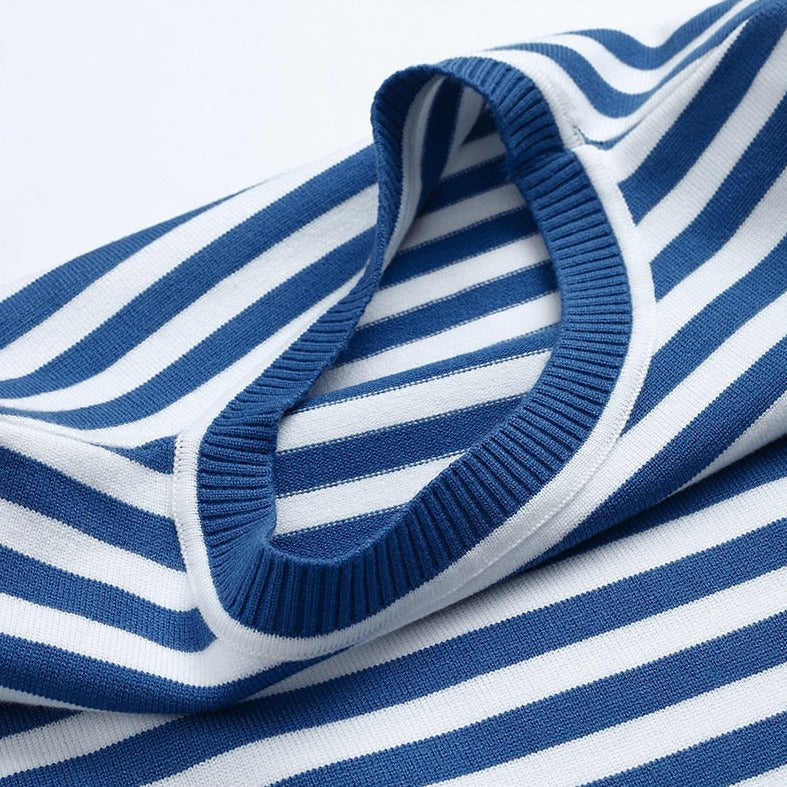 Striped Cotton Button-Down - Shirt CAAYWORLD