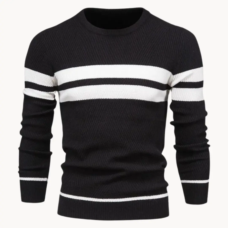 Striped Cotton Crewneck - Sweater CAAYWORLD