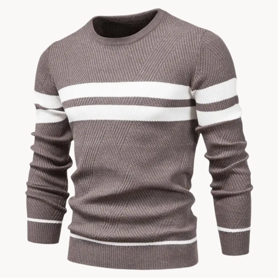 Striped Cotton Crewneck - Sweater CAAYWORLD