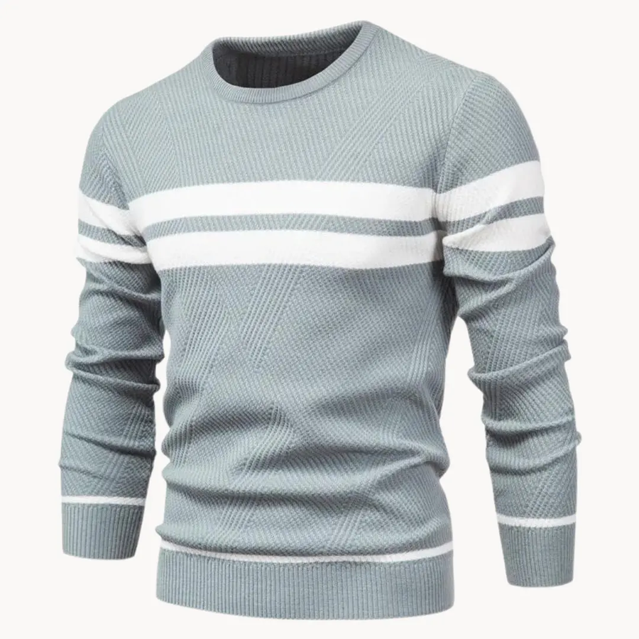 Striped Cotton Crewneck - Sweater CAAYWORLD