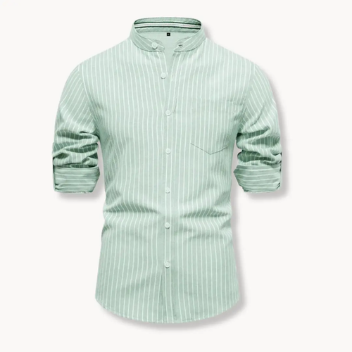 Striped Cotton Oxford - Shirt CAAYWORLD