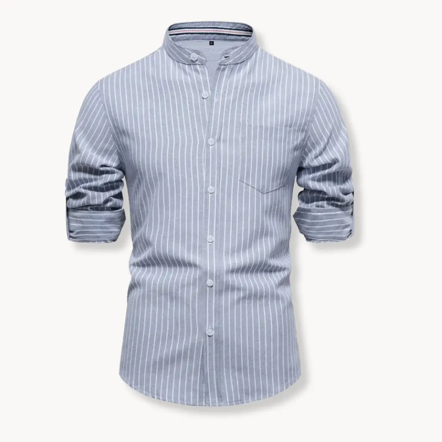 Striped Cotton Oxford - Shirt CAAYWORLD