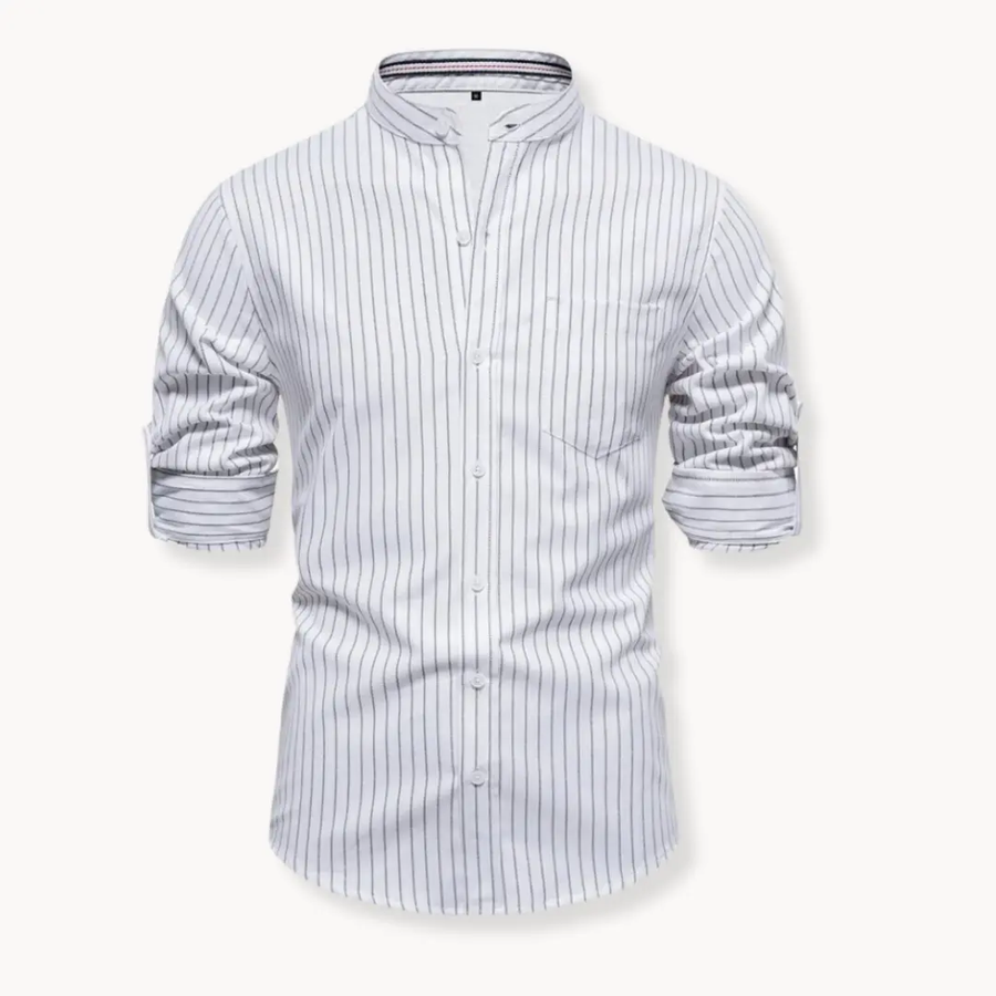 Striped Cotton Oxford - Shirt CAAYWORLD