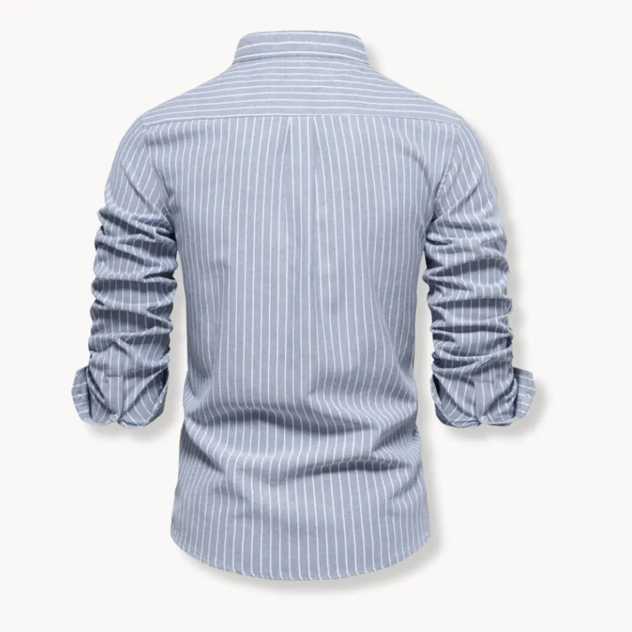 Striped Cotton Oxford - Shirt CAAYWORLD