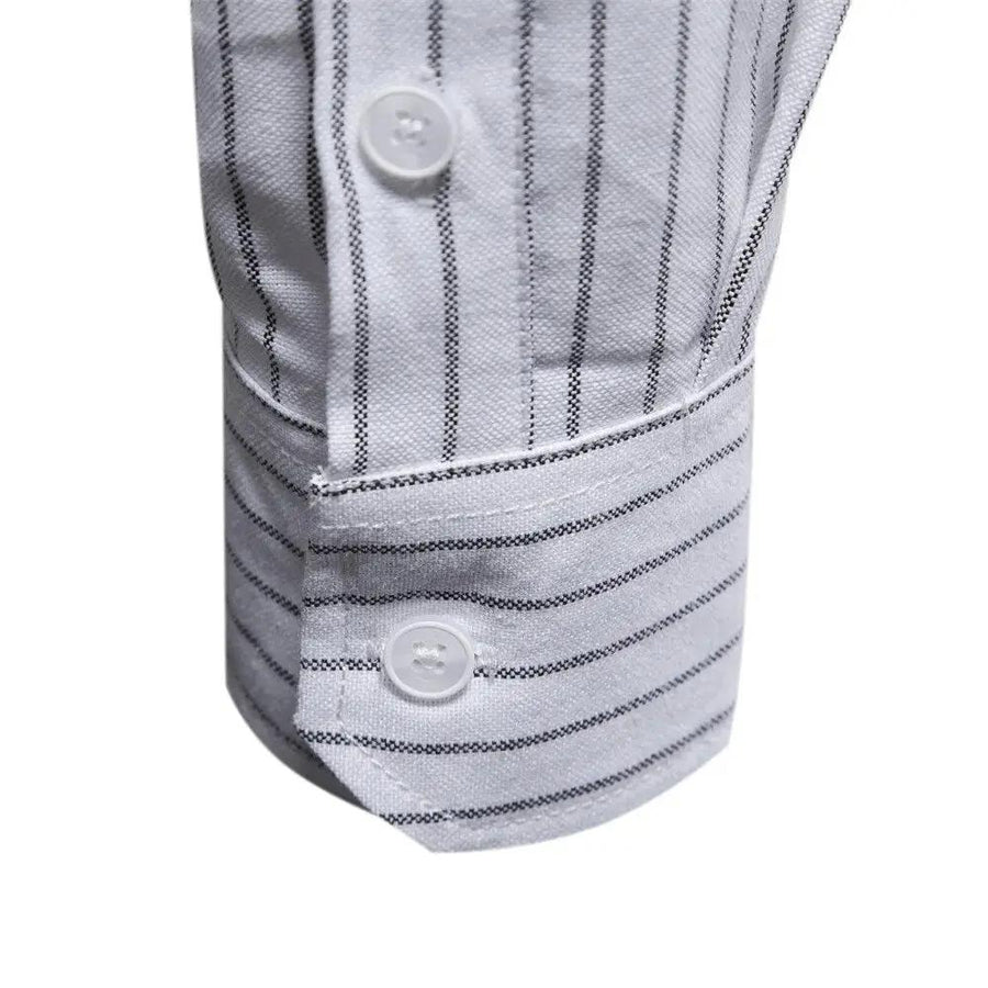 Striped Cotton Oxford - Shirt CAAYWORLD