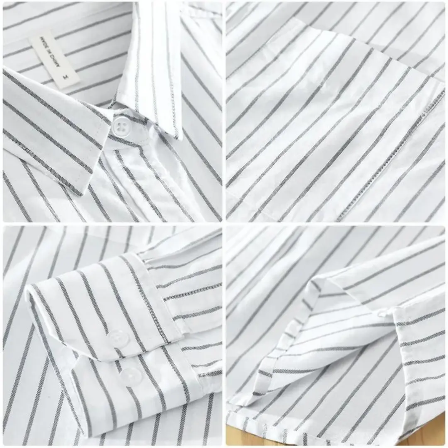 Striped Cotton - Shirt CAAYWORLD
