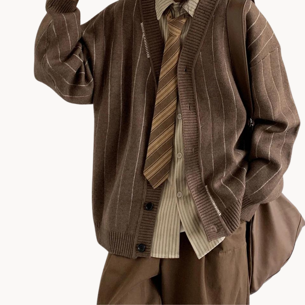 Striped Knit - Cardigan CASA LARO MEN