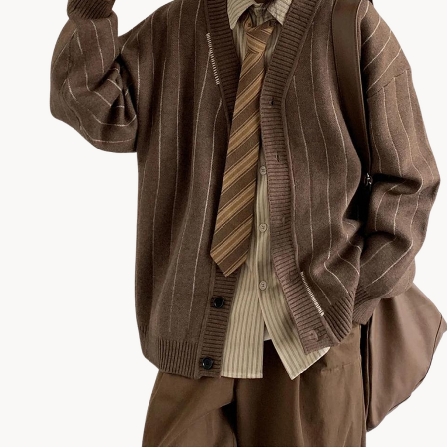 Striped Knit - Cardigan CAAYWORLD MEN