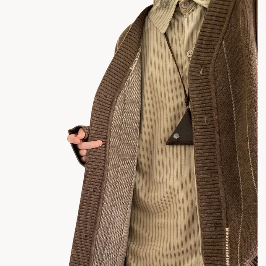 Striped Knit - Cardigan CAAYWORLD MEN