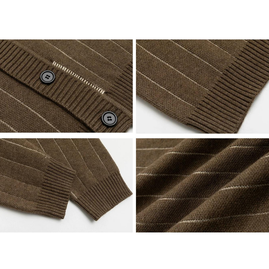 Striped Knit - Cardigan CAAYWORLD MEN